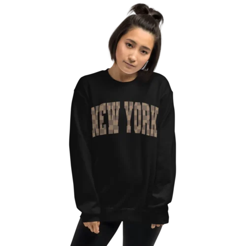 New York Checkered Unisex Sweatshirt