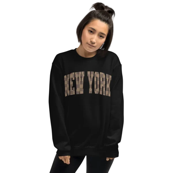 New York Checkered Unisex Sweatshirt