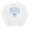 Blue Floral Nana Unisex Sweatshirt