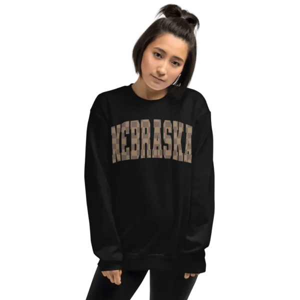 NEBRASKA CHECKERED Unisex Sweatshirt