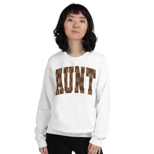 AUNT CHECKERED Unisex Sweatshirt