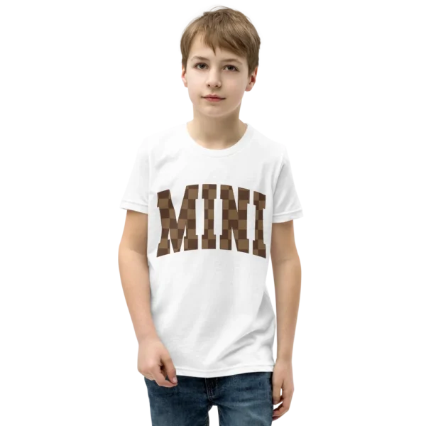 MINI CHECKERED Youth Short Sleeve T-Shirt