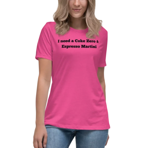 Coke Zero & Espresso Martini Women's Relaxed T-Shirt
