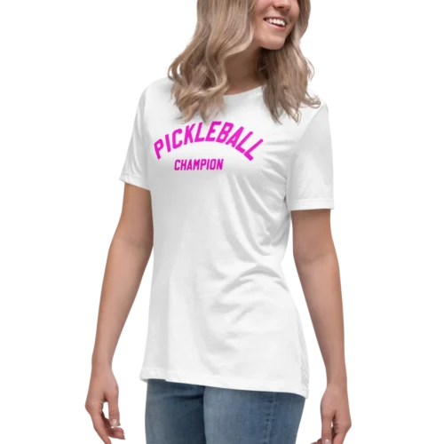 Pickle Ball Champion Women's Relaxed T-Shirt