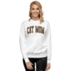 Cat Mom Unisex Premium Sweatshirt