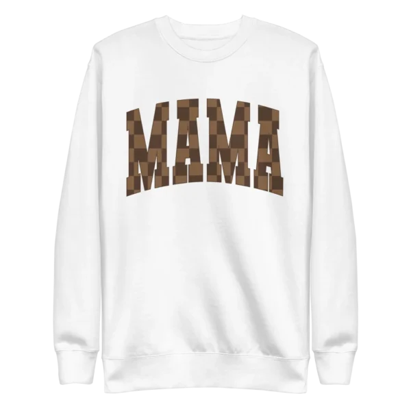 MAMA CHECKERED Unisex Premium Sweatshirt