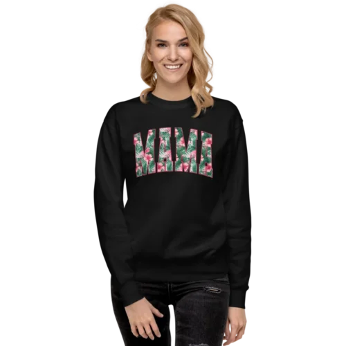 Mama Hawaiian Unisex Premium Sweatshirt