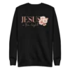 JESUS IS THE LIGHT (Print on back) Unisex Premium Sweatshirt