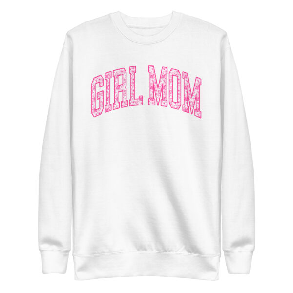 Pink Floral Girl Mom Unisex Premium Sweatshirt
